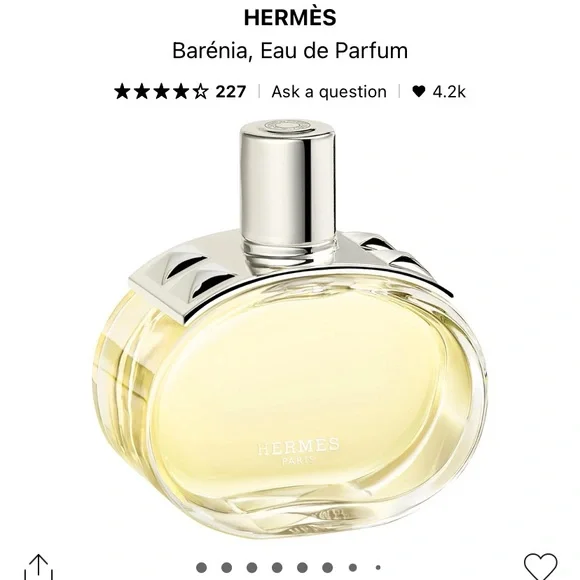 New Travel Size HERMÈS Barénia Eau de Parfum Perfume .25 oz - Picture 2 of 2